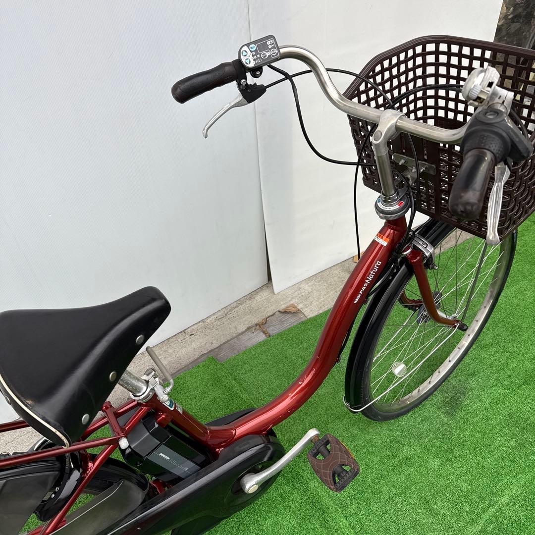 ブリヂストン電動アシスト自転車26インチ 8.9Ah レッド