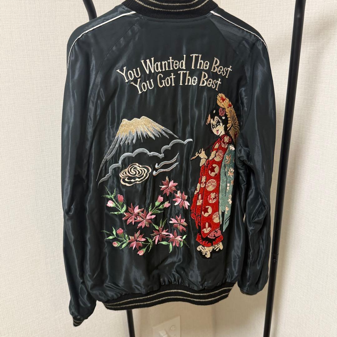 KISS × テーラー東洋 スカジャン Sサイズ リバーシブル