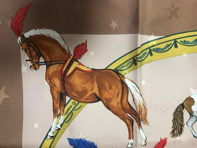 レア　新品未使用HERMÈS カレ 90 オンステージ　紙タグ付