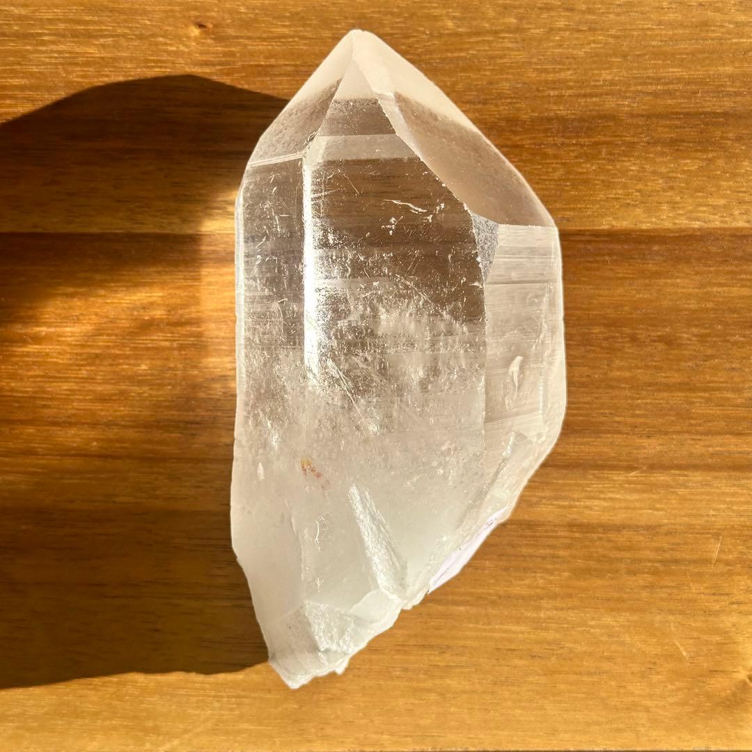 【水晶　ロック クリスタル】　バーコード入り　ビッグポイント　⑤