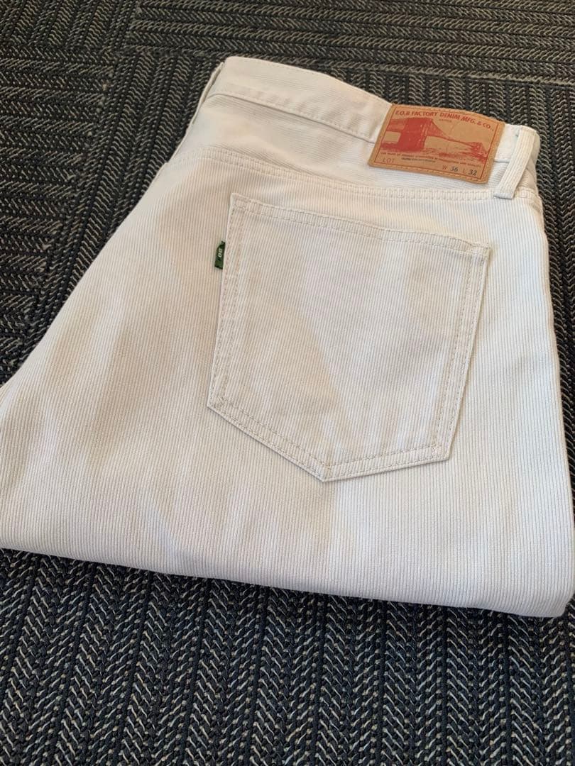FOB FACTORY エフオービー F1134 ピケパンツ W36 日本製