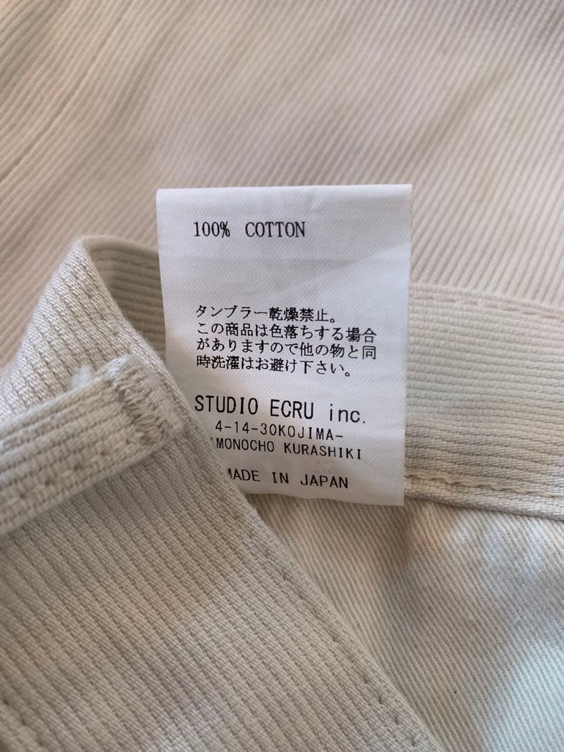 FOB FACTORY エフオービー F1134 ピケパンツ W36 日本製