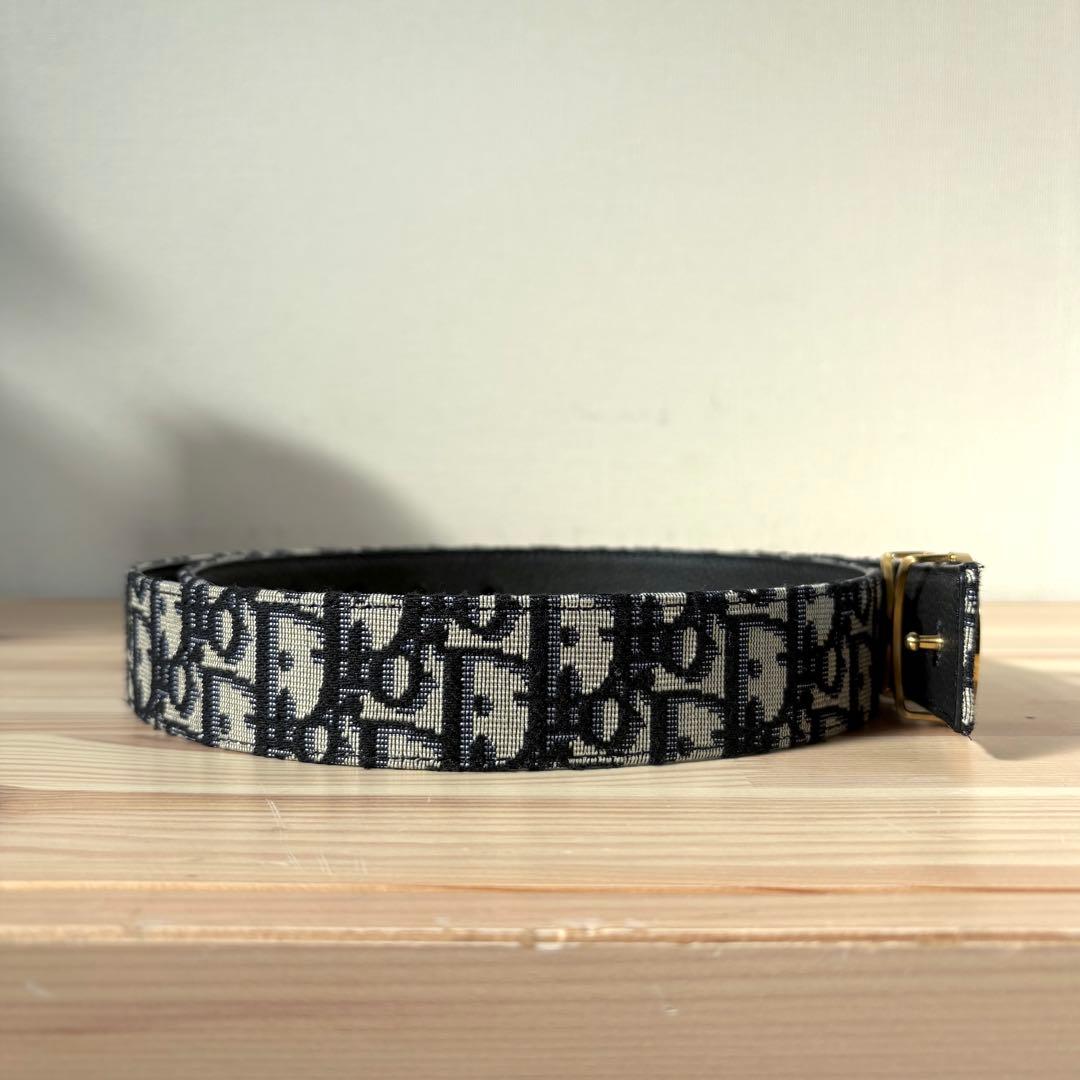 未使用級　Christian Dior CDロゴバックル　トロッター　ベルト