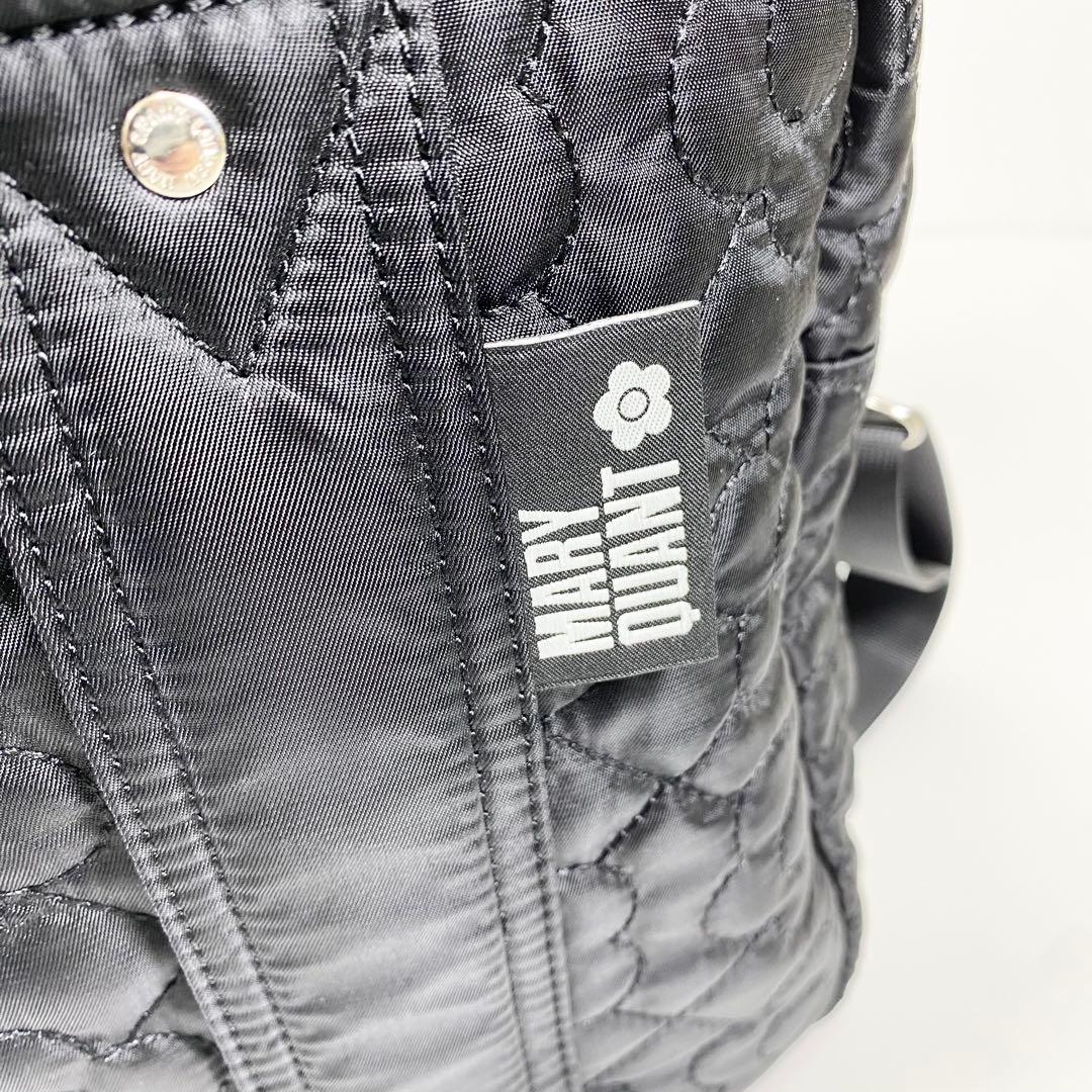 【未使用美品】マリークワント　デイジーキルトボストンバッグ　キャリーオンバッグ