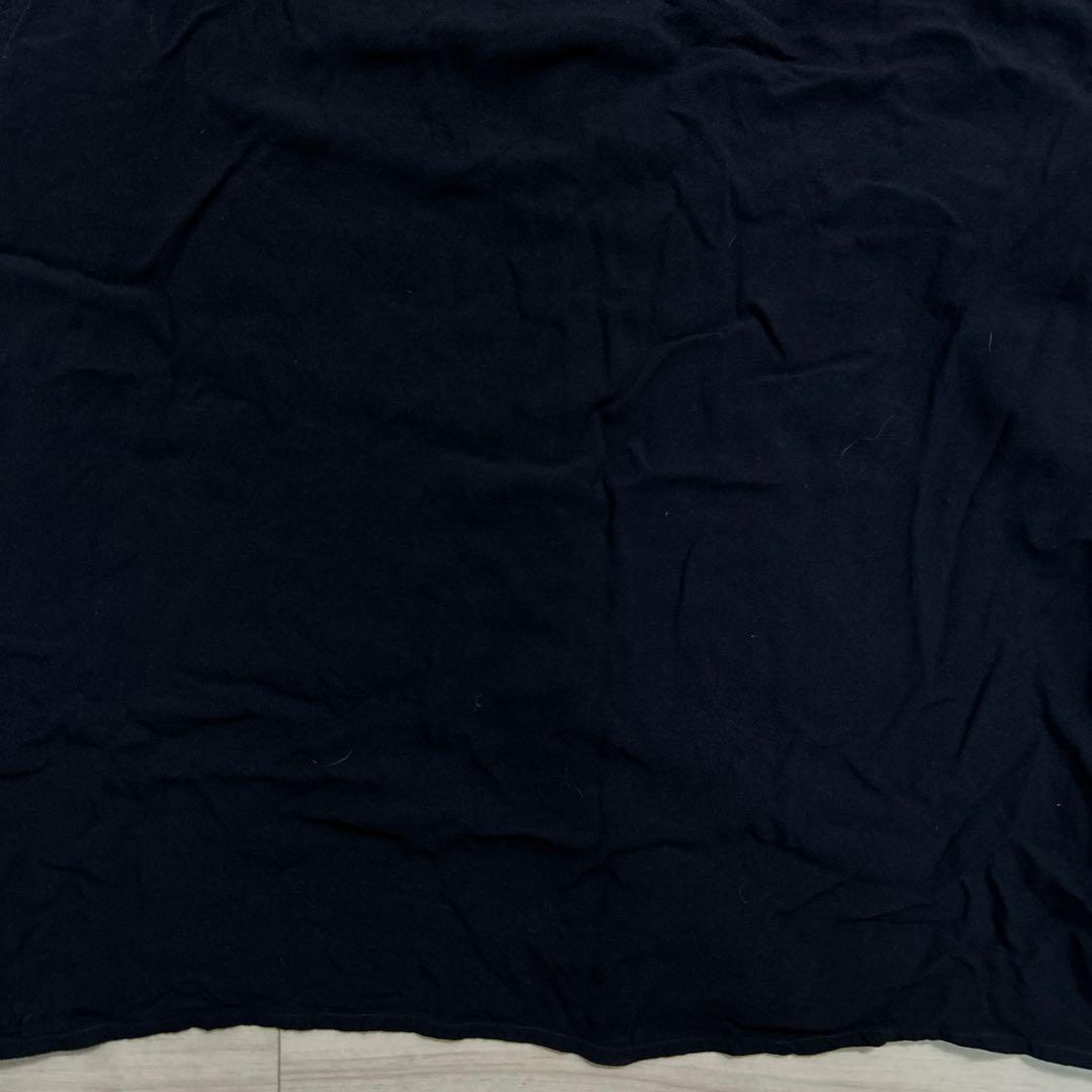 COMOLI レーヨン オープンカラーシャツ ブラック サイズ4