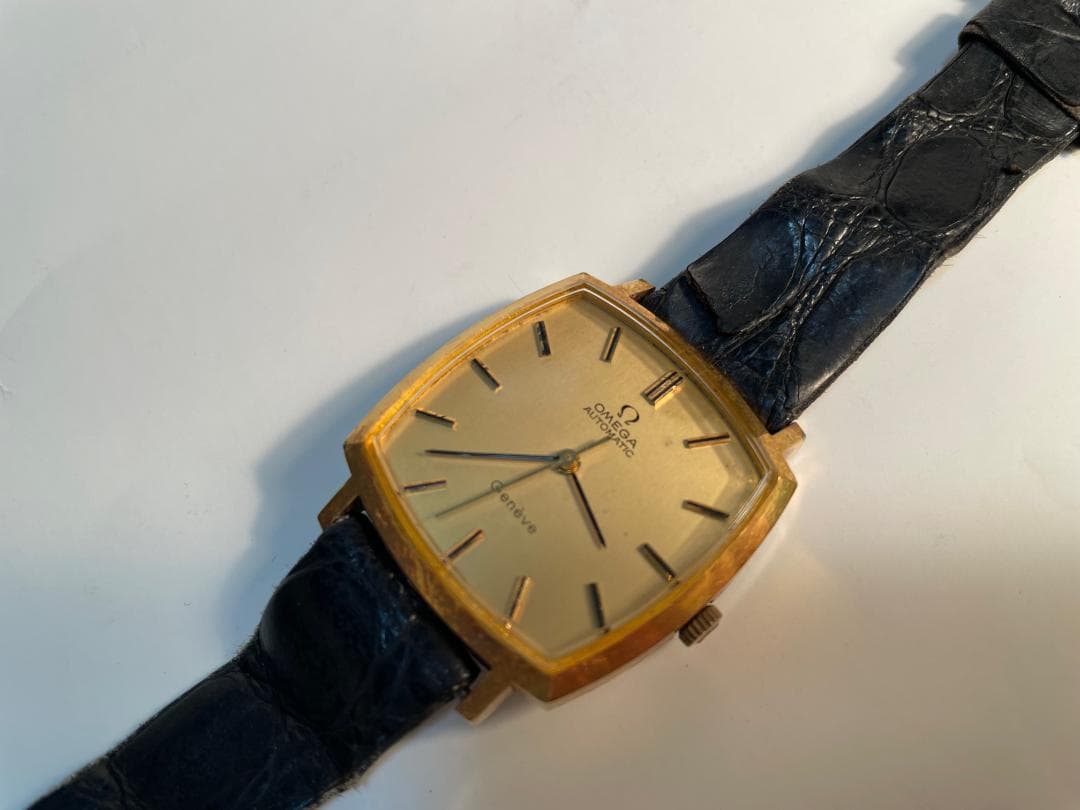 オメガ 手巻き アナログ時計 ゴールド