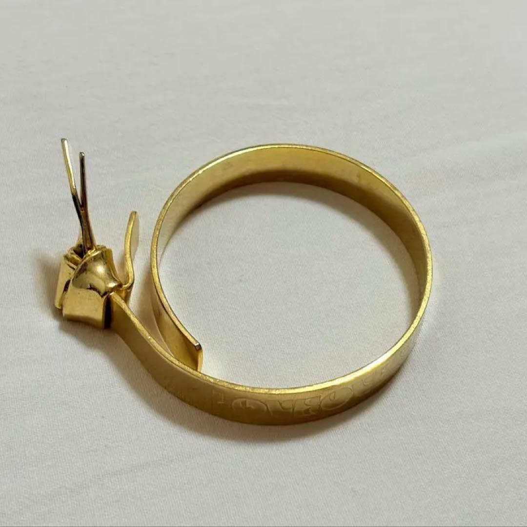 sacai サカイ　21ss ブレスレット ラブオーバー バングル　ゴールド