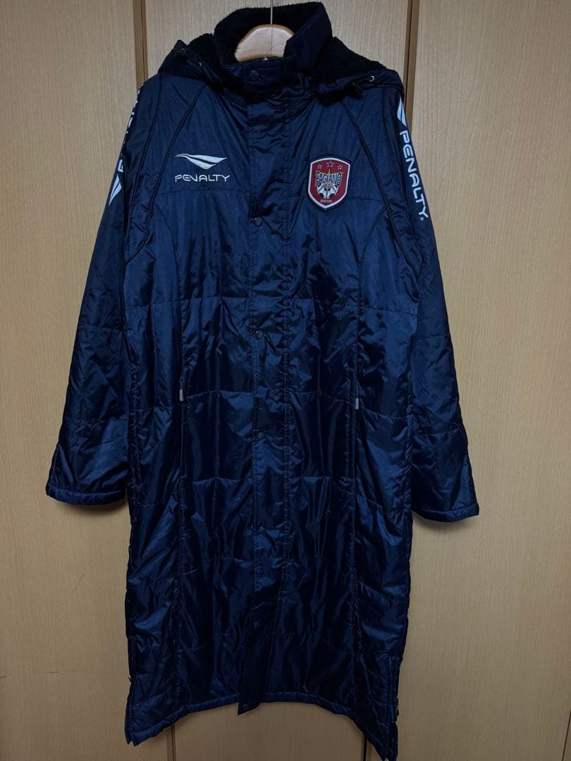 激レア選手支給品？★ファジアーノ岡山 ベンチコート 厳寒の秋春制対策に！