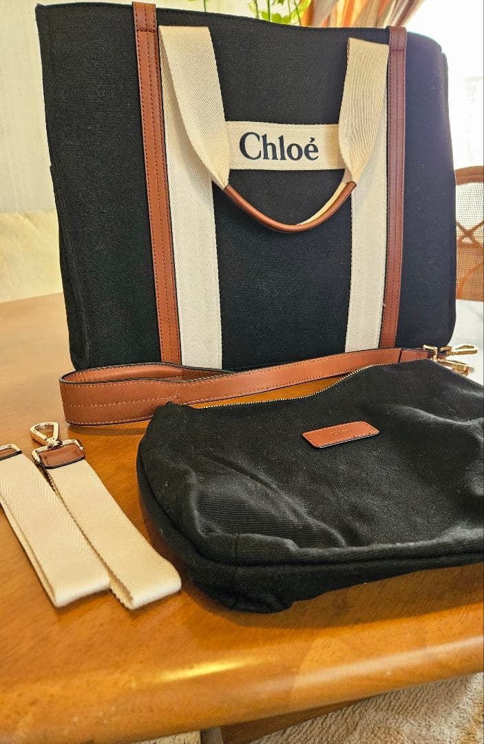 専用です。【美品】Chloé 　クロエ　マザーズバッグ ブラック
