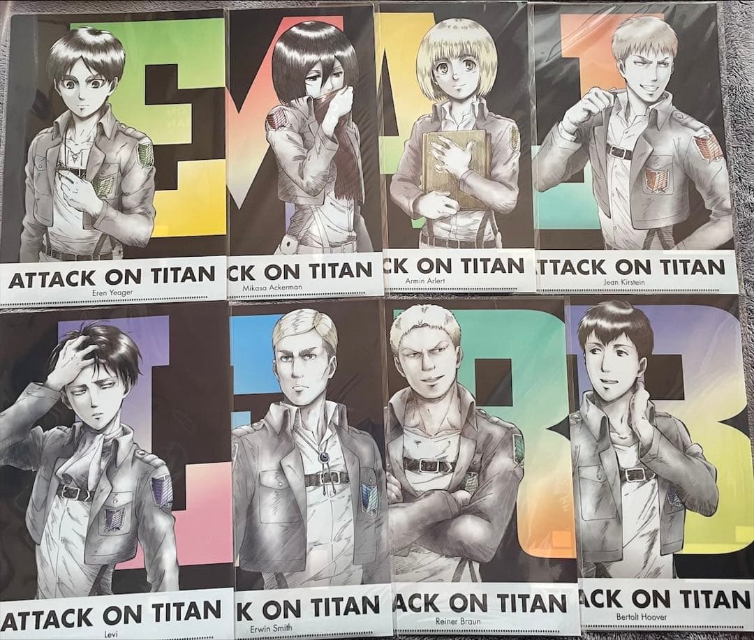【最終値下げ】進撃の巨人 WIT STUDIO クリアファイル 8点セット