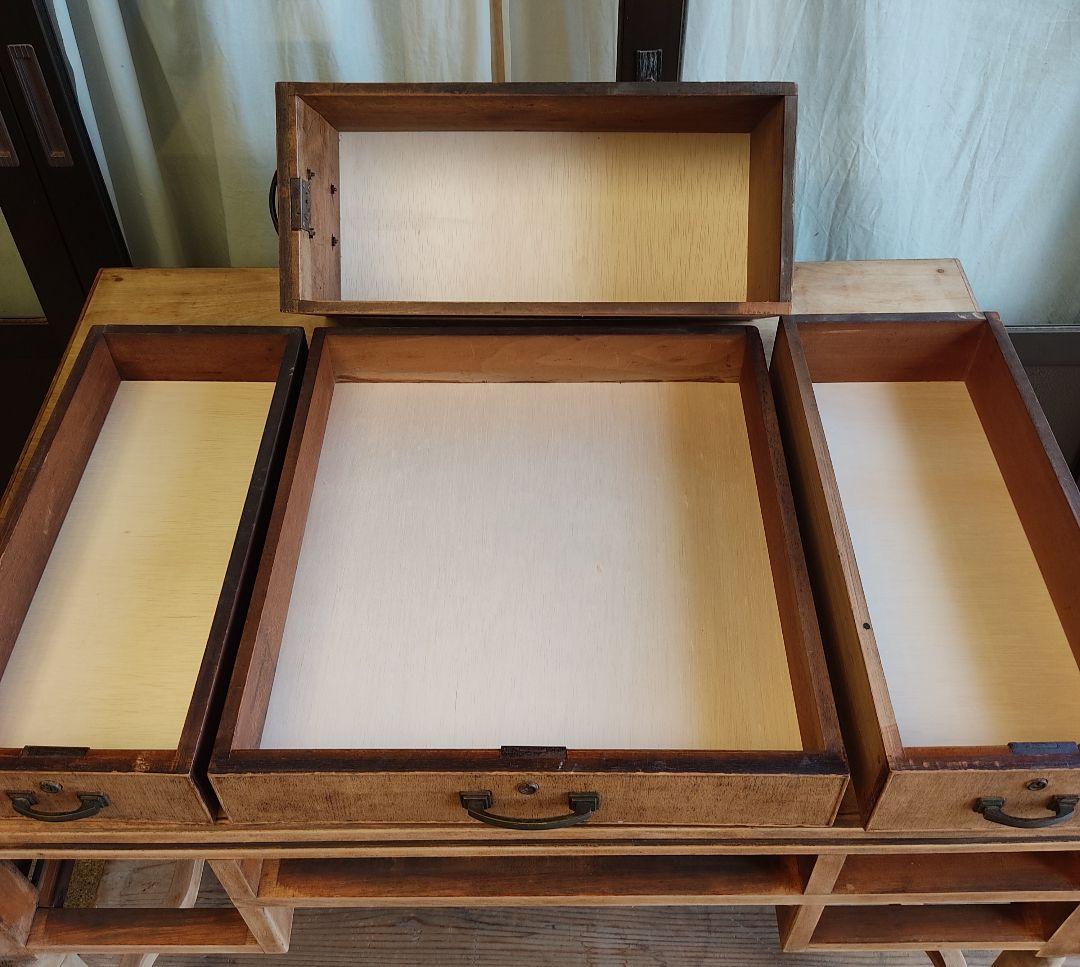 『リメイク アンティークデスク』 古家具 机 作業机