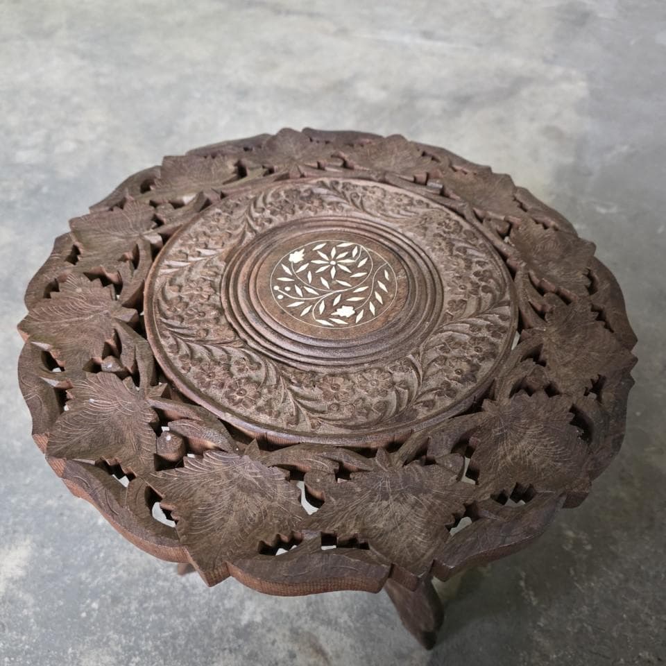 木製 飾り台 花形 花台 香台 盆栽台 高台