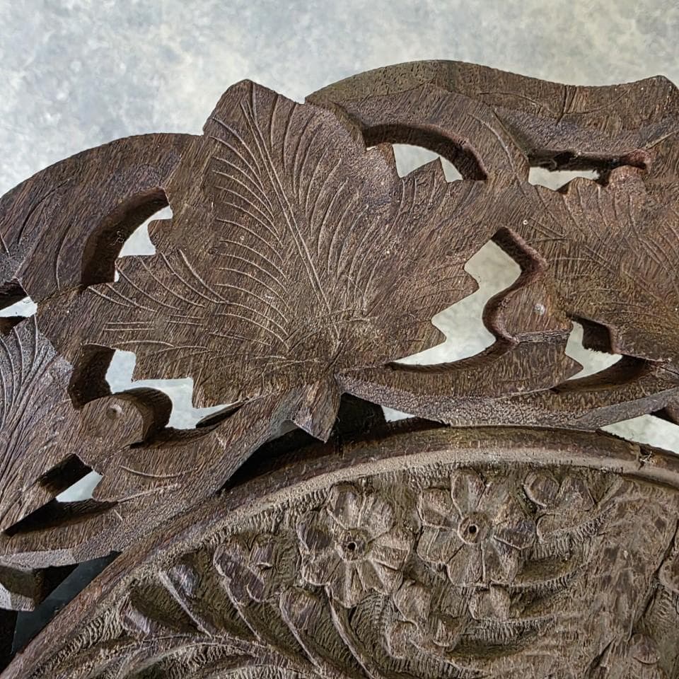 木製 飾り台 花形 花台 香台 盆栽台 高台