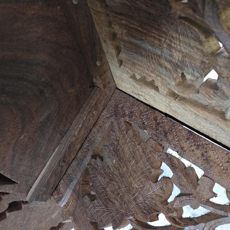 木製 飾り台 花形 花台 香台 盆栽台 高台