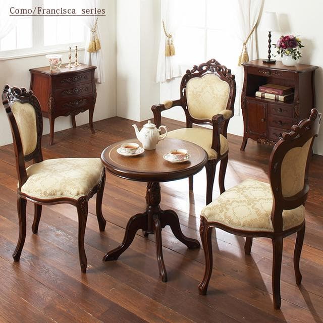 《新品・送料無料》《完成品》コモ　テーブル　(ブラウン)(ホワイト)