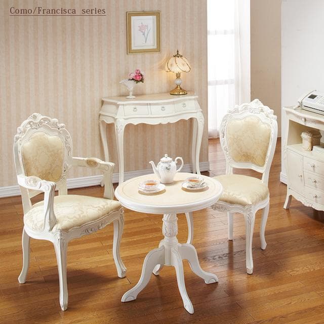 《新品・送料無料》《完成品》コモ　テーブル　(ブラウン)(ホワイト)