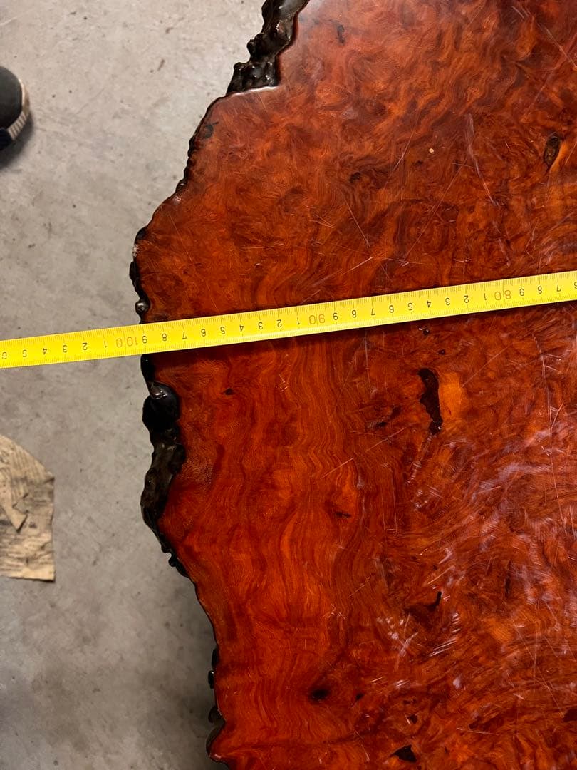 圧巻瘤杢！特大170cm 天然耳付 一枚板
