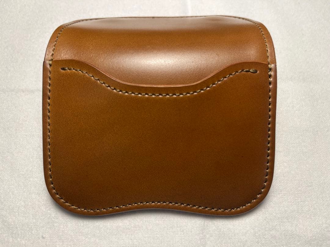 極美品 ラストクロップス タング シェルコードバン バーボン スタンプ有り