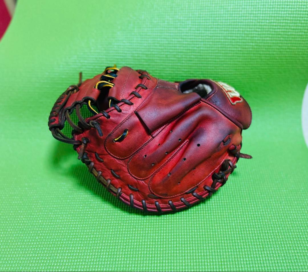 【爆音】日本製　Wilson staff ウィルソン　硬式 キャッチャーミット