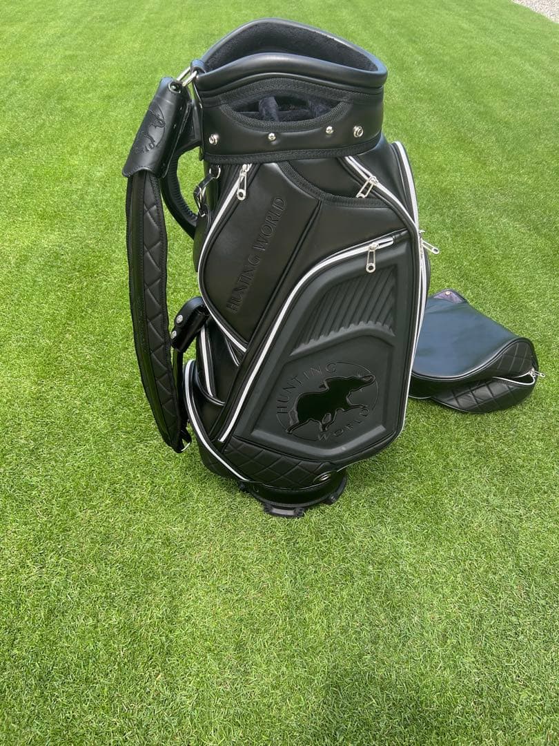 【美品】【稀少】【最高級】ハンティングワールド　キャディバッグ【タイムセール】