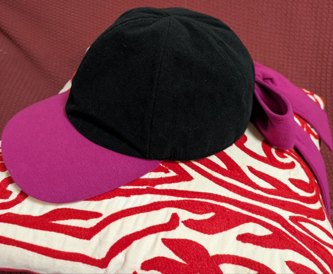 L.M.Y　バラ色の帽子　ギャップキャップ　猫ベレー