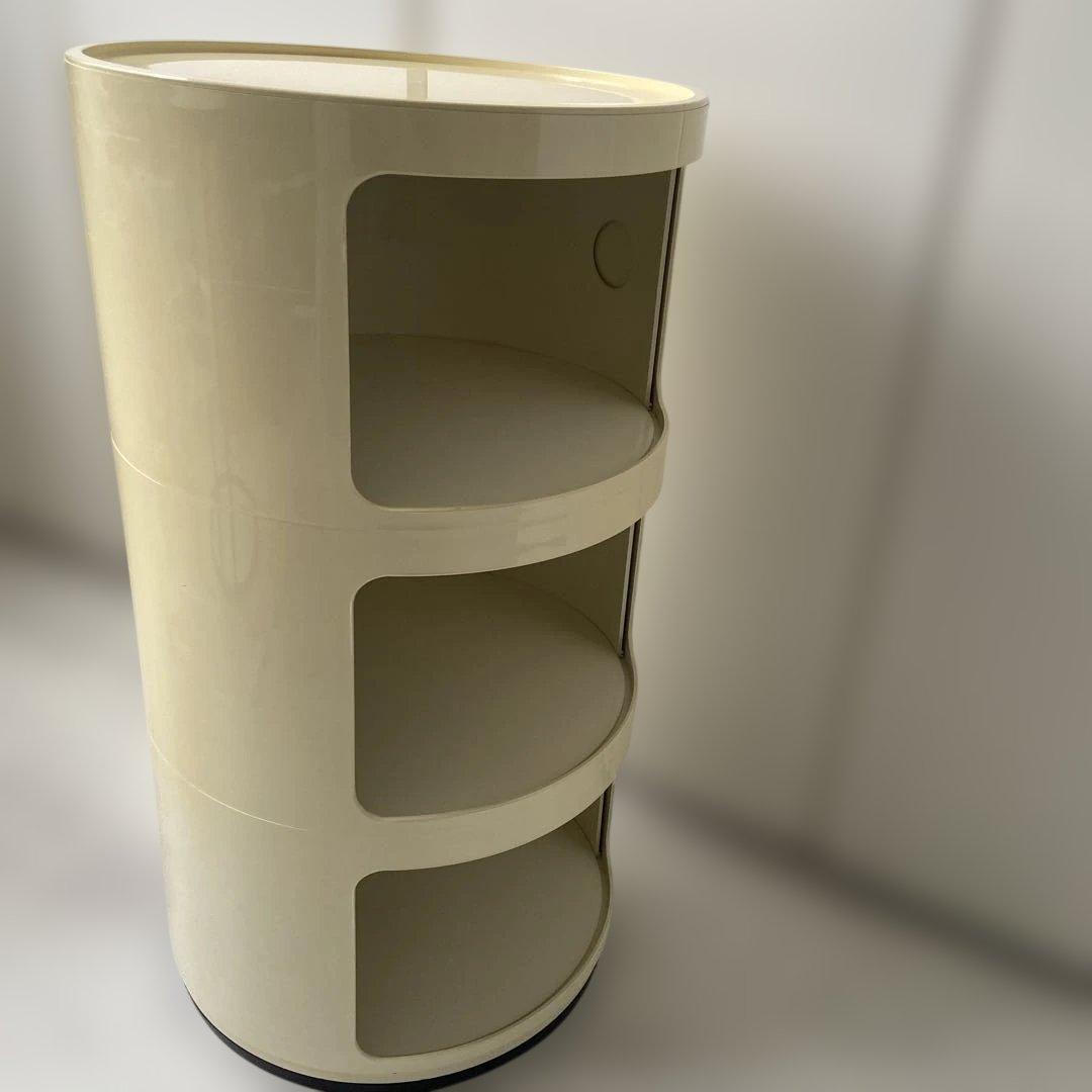 正規品　Kartellカルテル　コンポニビリ 3段 ホワイト　キャビネット　収納
