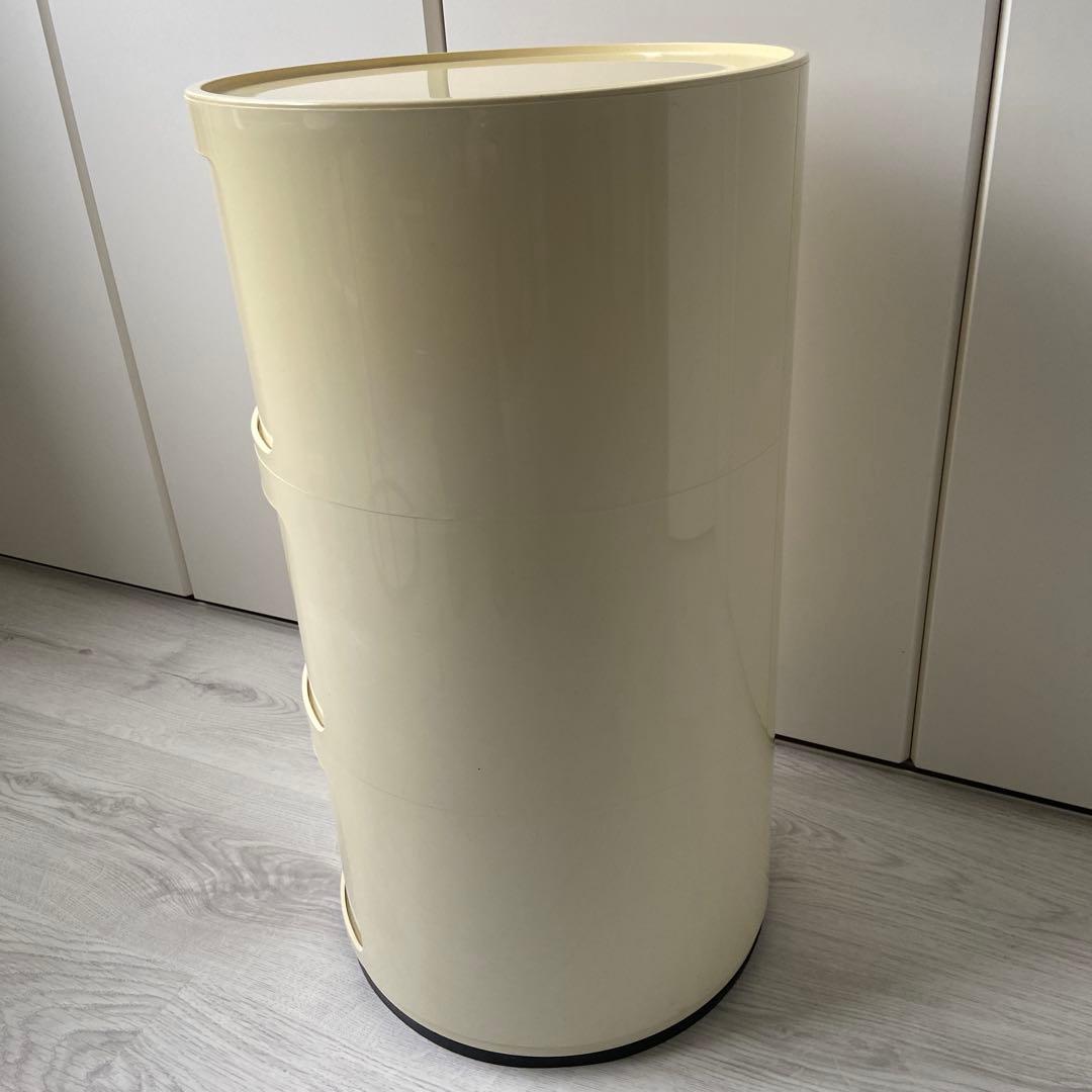 正規品　Kartellカルテル　コンポニビリ 3段 ホワイト　キャビネット　収納