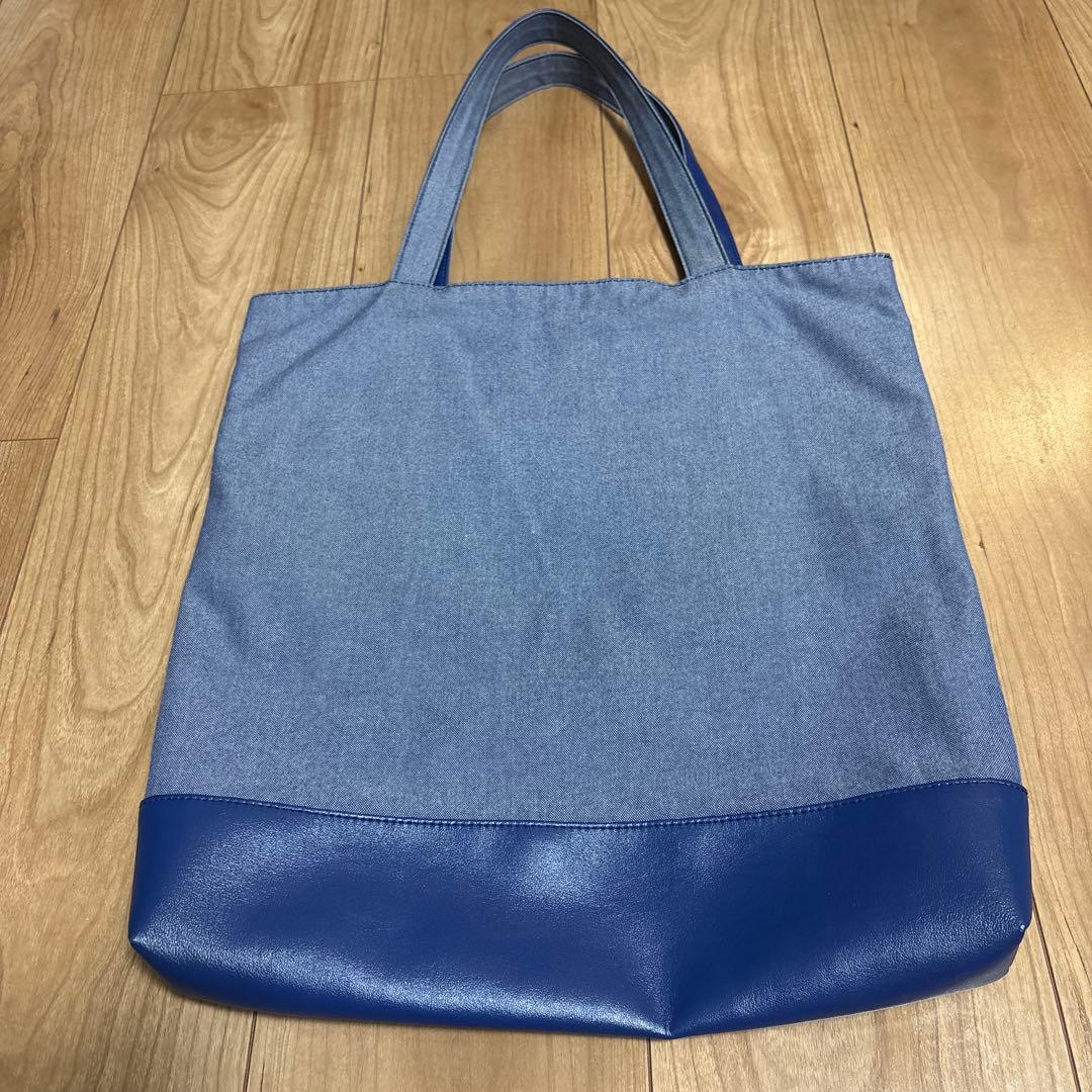 ファミリア　神戸本店限定バッグ　縦型トート　デニム　トートバッグ