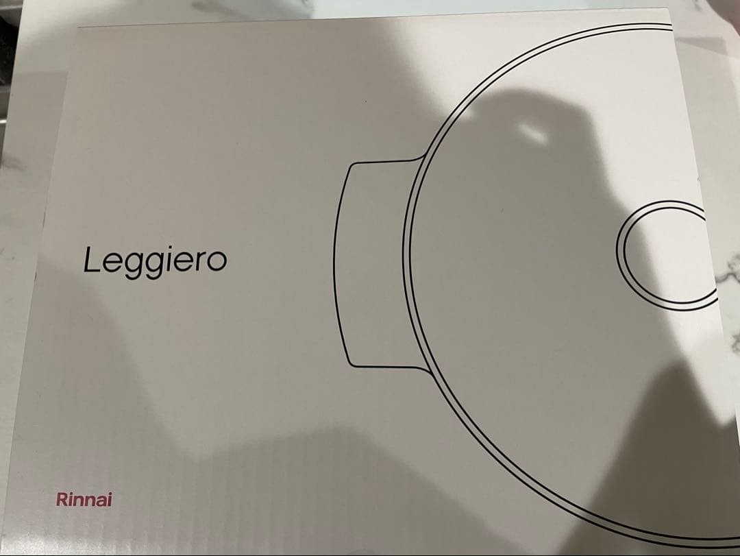 Rinnai 　レジェロ　RBO-MN22A (WH) 両手鍋　22センチ