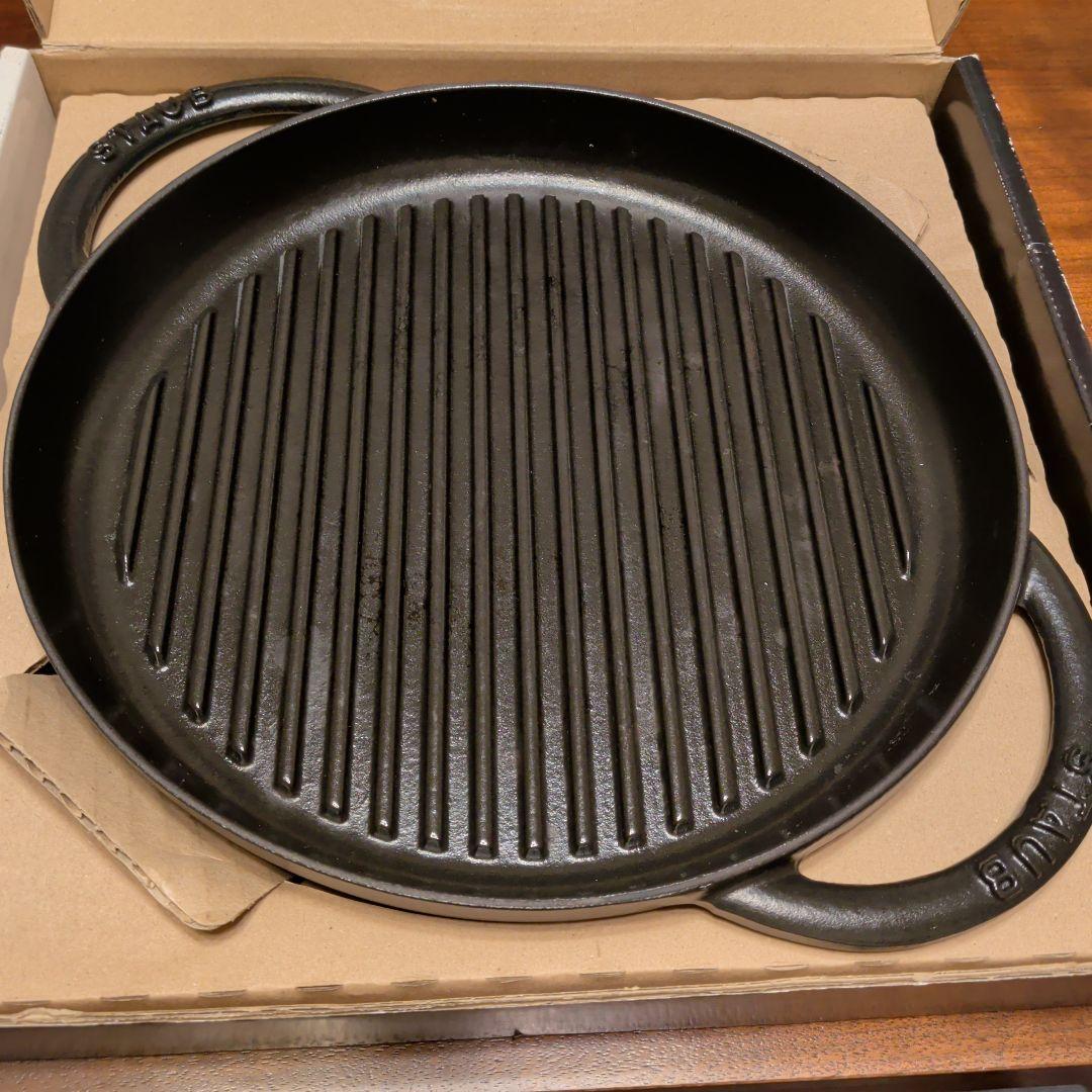 STAUB 鋳鉄製グリルパン 26cm