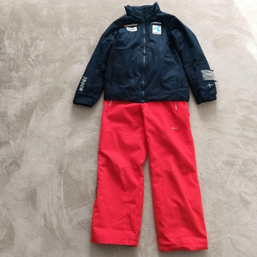 Phenix （フェニックス）160cm　スキーウェア ネイビー/赤