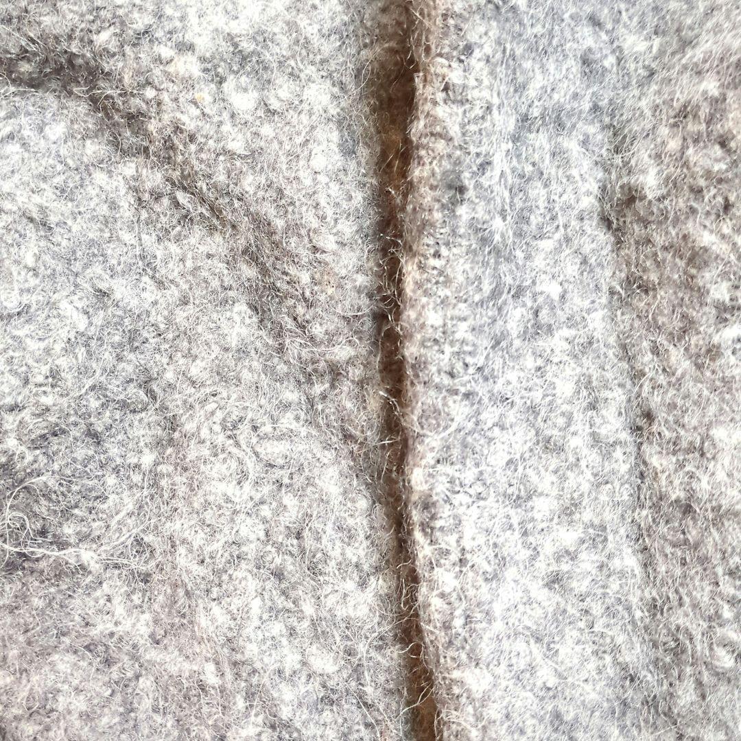 ジャーナルスタンダード　ウールコート　グレー　Ⅼ　男女兼用　モヘア　アルパカ含む