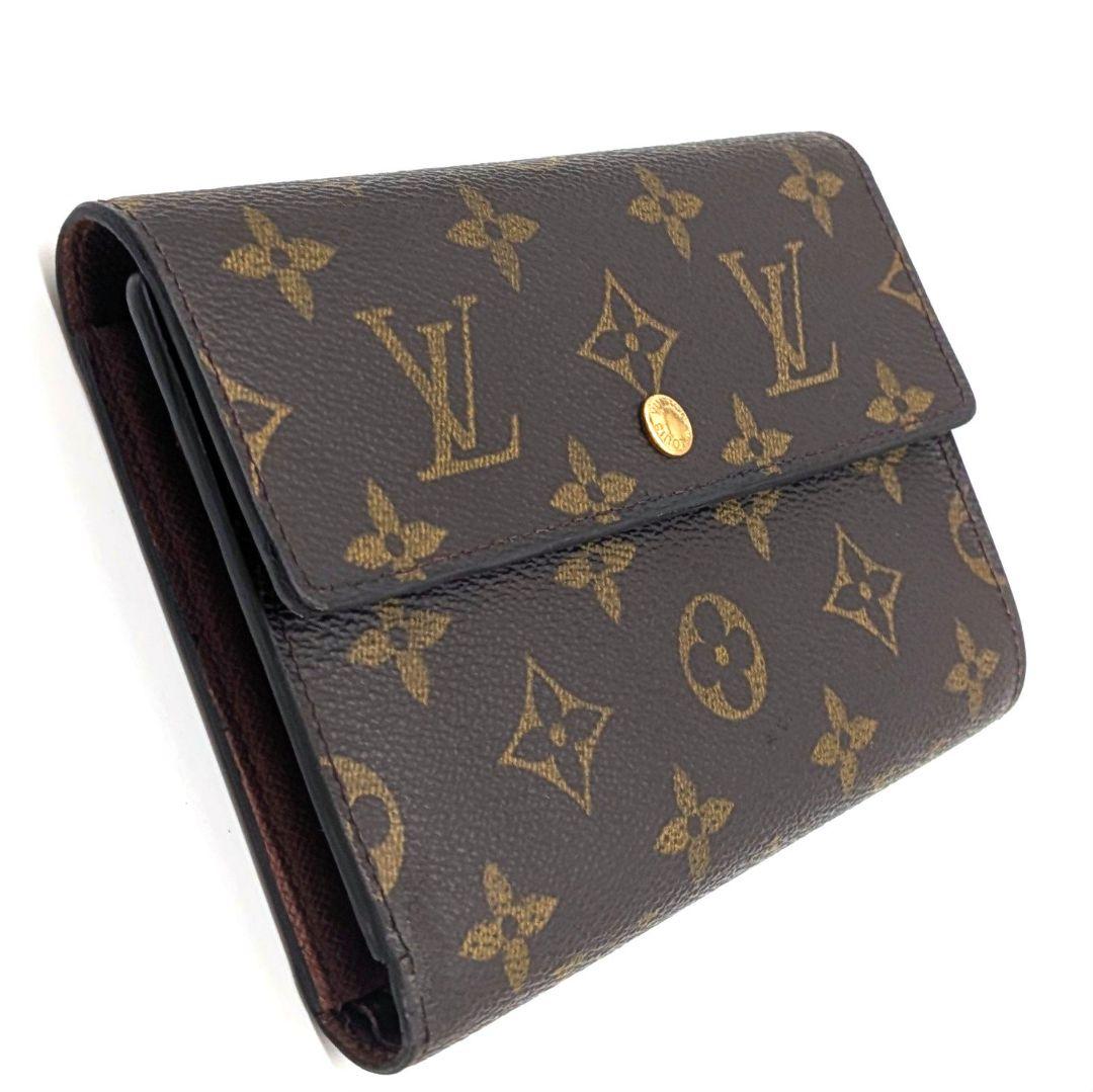 ルイヴィトン モノグラム エテュイ パピエ 三つ折り財布 C3