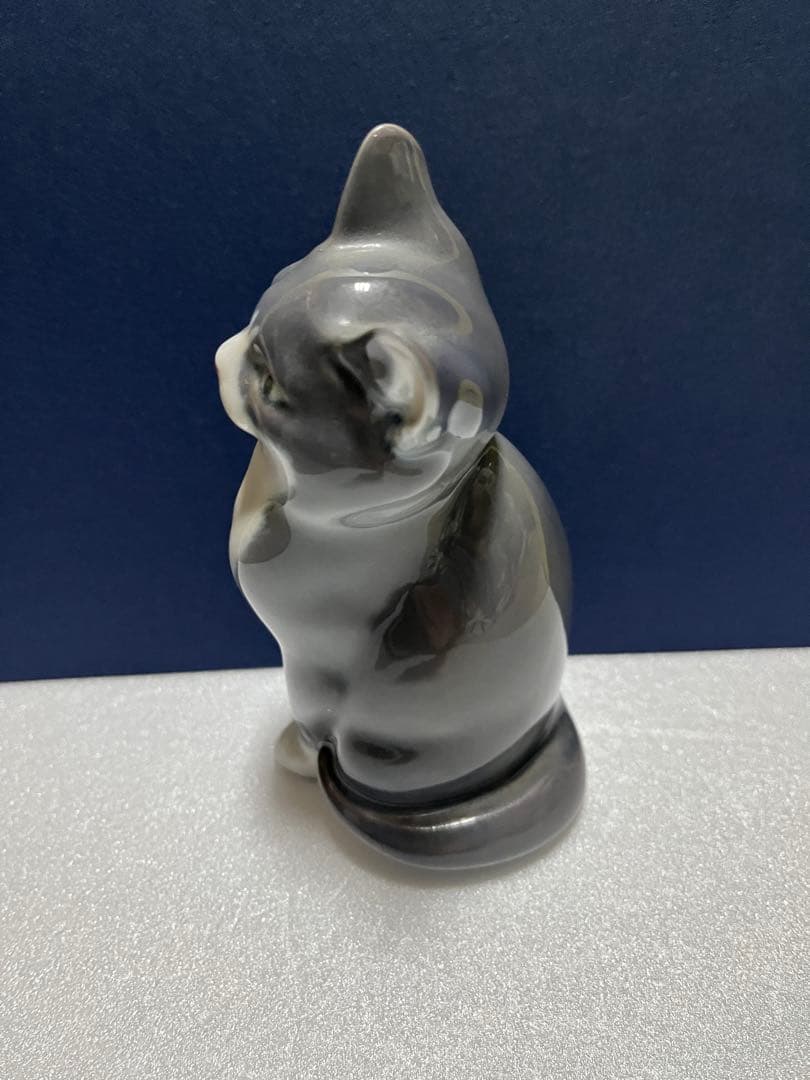 ロイヤルコペンハーゲン 猫の置物 1993 Sitting Cat