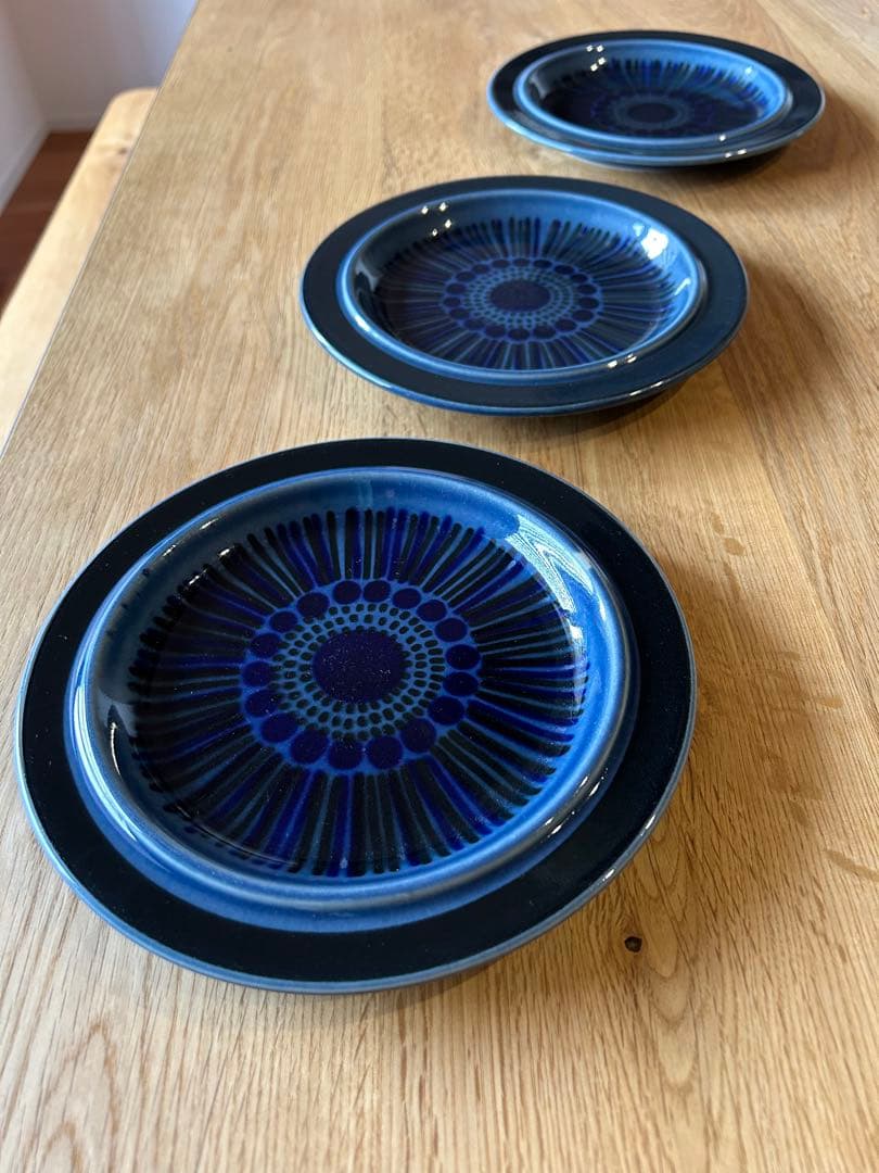 北欧 ヴィンテージ ARABIA ブルーコスモス/ Kosmos 20cm