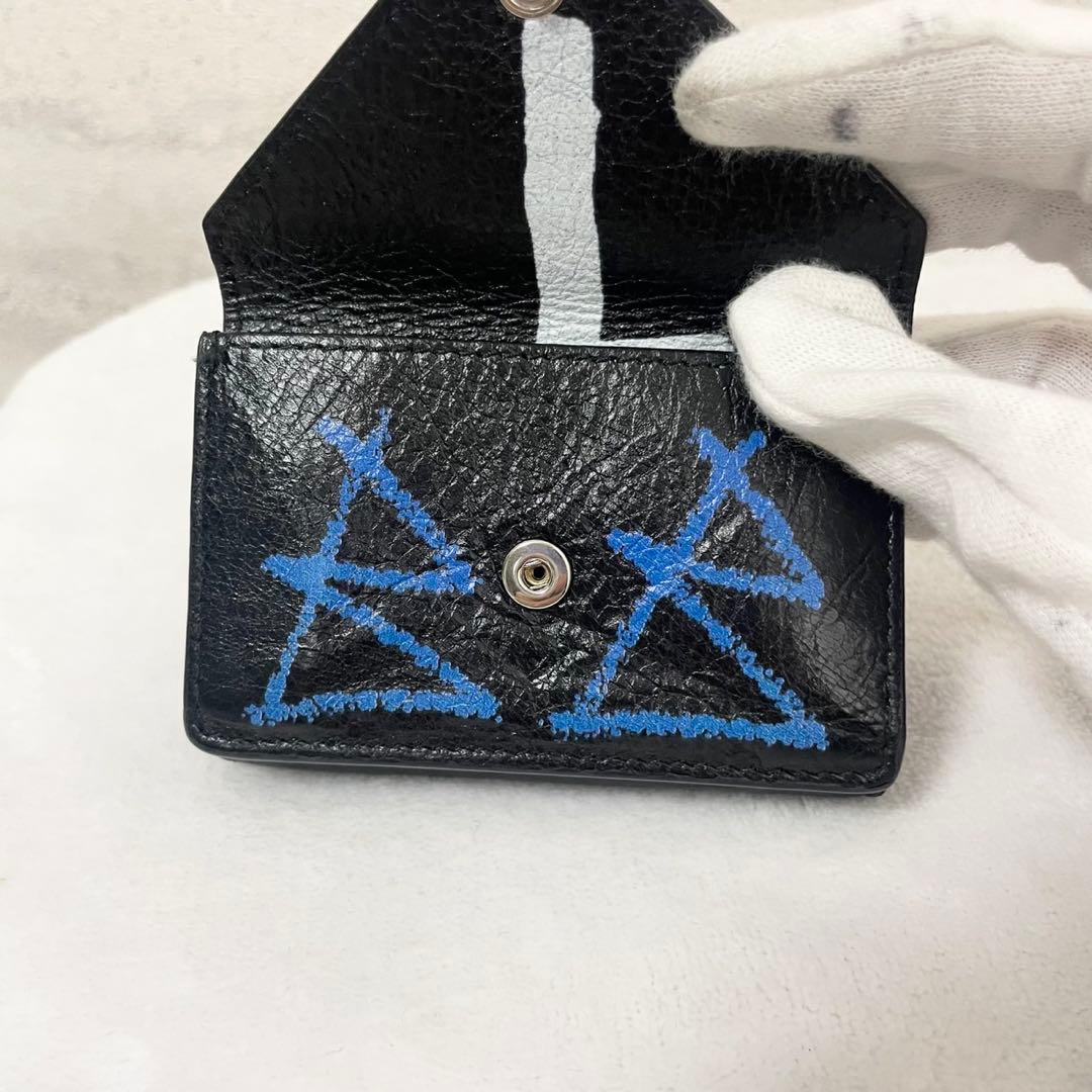 BALENCIAGA バレンシアガ　3つ折り財布　グラフィティ