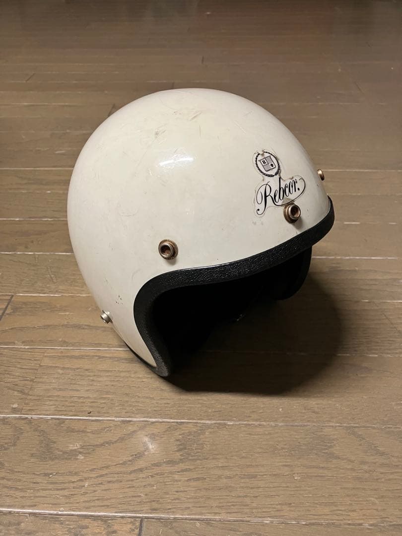 Rebon ホワイト ジェットヘルメット DOT規格