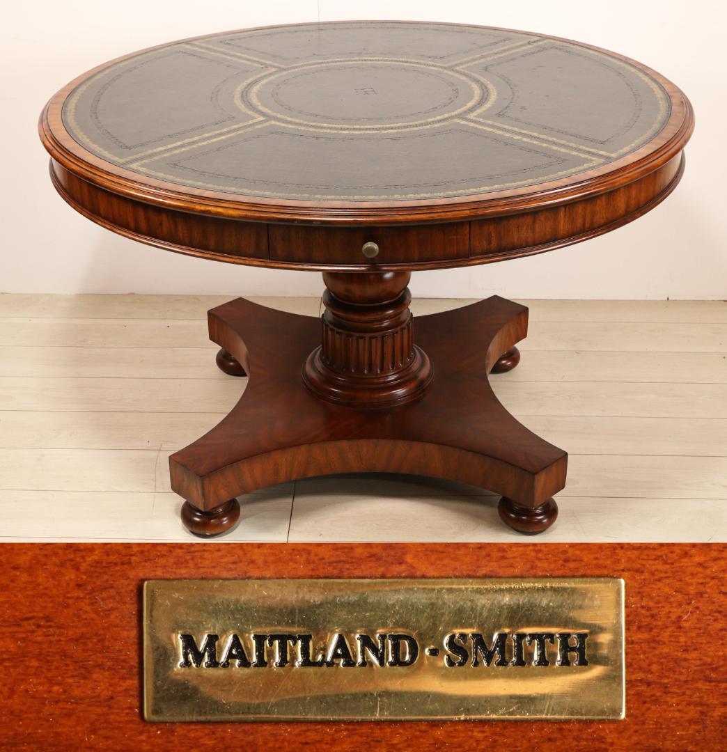 BK245　Maitland Smith　エクセターゲームテーブル　マホガニー