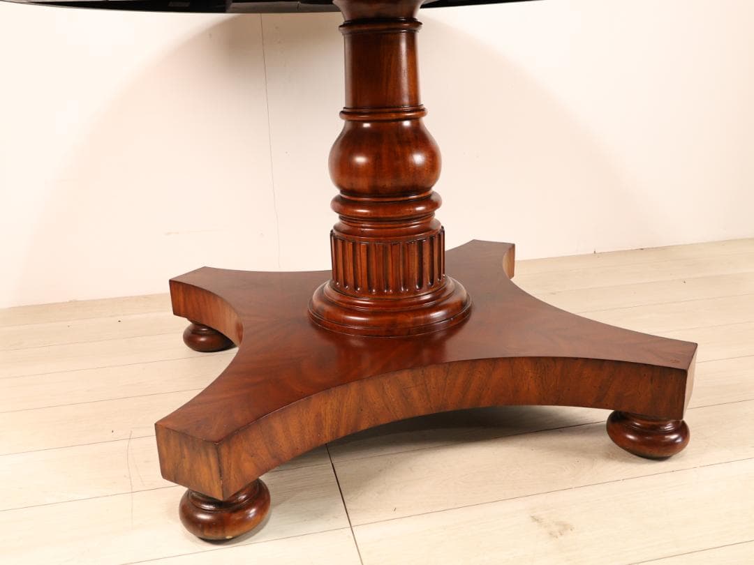 BK245　Maitland Smith　エクセターゲームテーブル　マホガニー