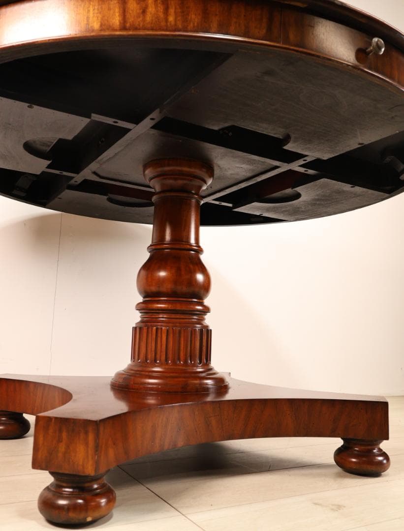 BK245　Maitland Smith　エクセターゲームテーブル　マホガニー