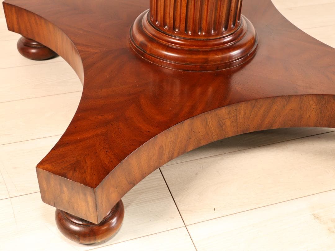 BK245　Maitland Smith　エクセターゲームテーブル　マホガニー