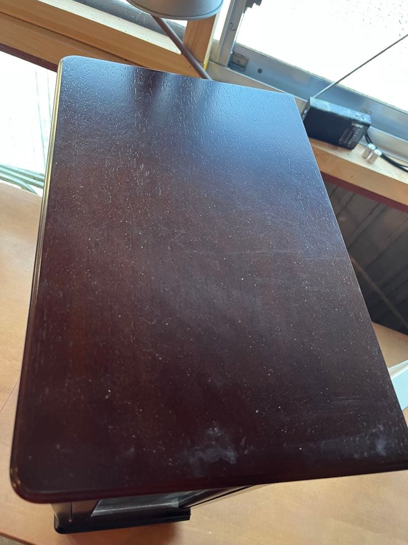 R ieさま専用　ダークブラウン ガラスキャビネット 4棚