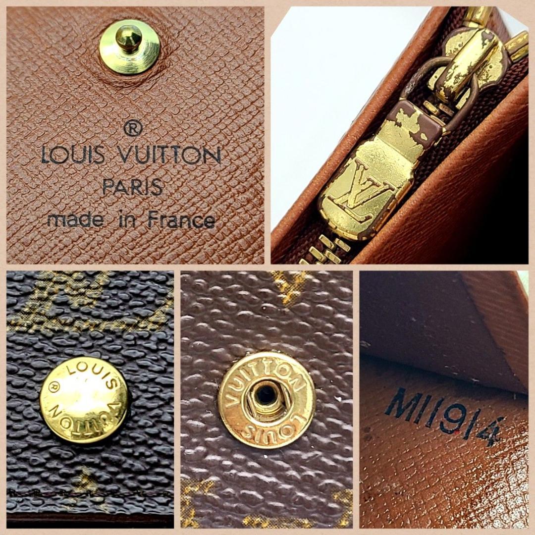 ルイヴィトン ２つ折り財布 ポルトモネ ビエ トレゾール L字ファスナー