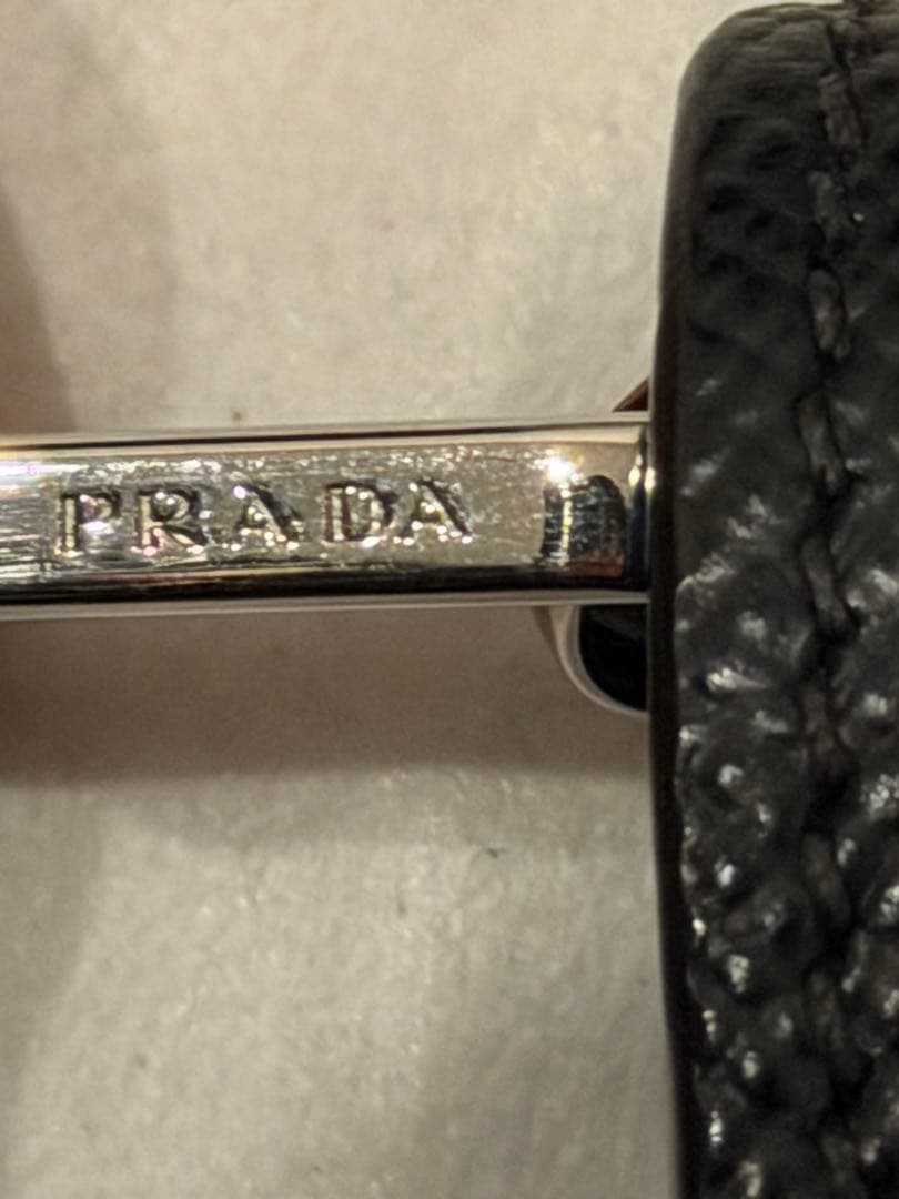 希少　PRADA プラダ レザー メッセンジャー ショルダーバッグ 3WAY