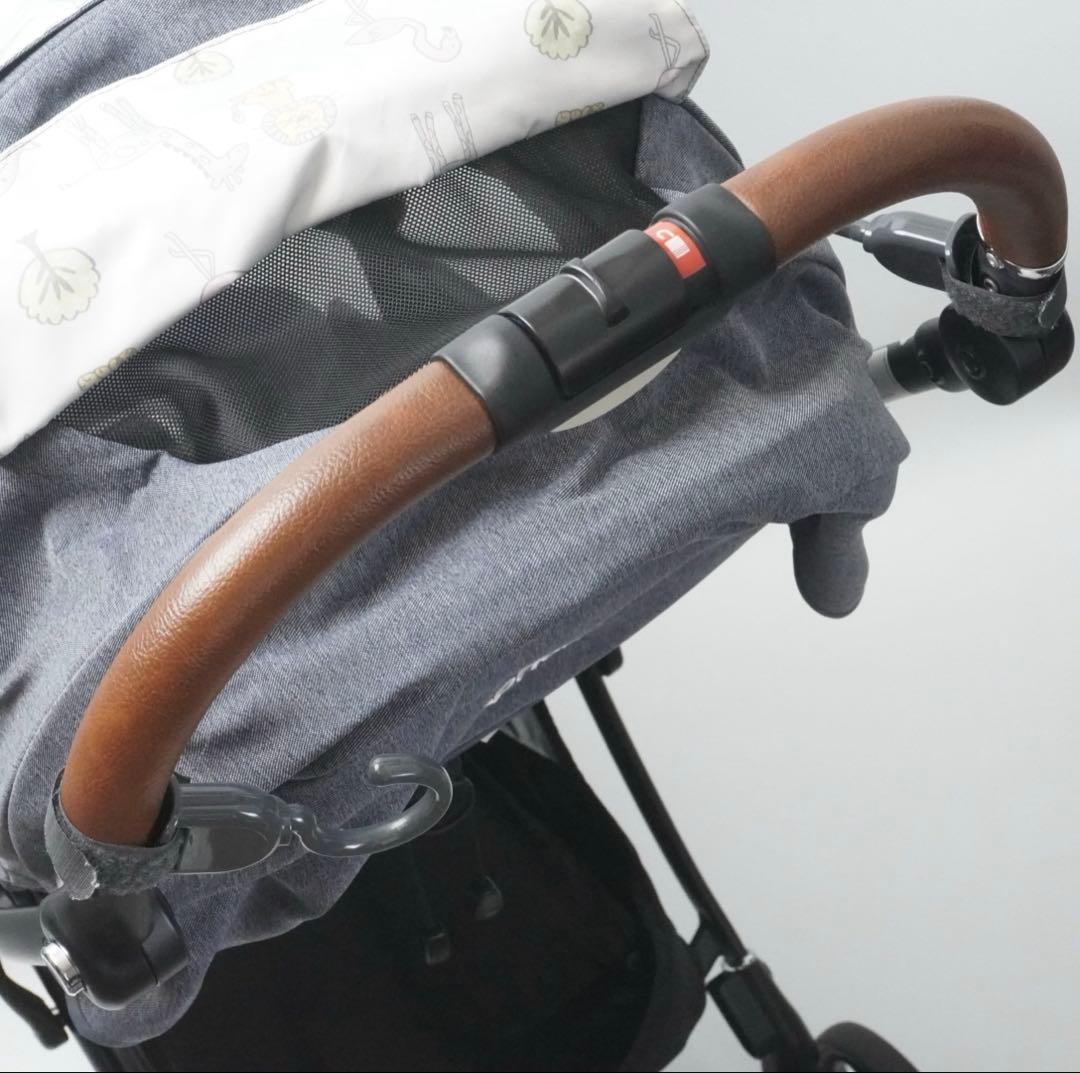 【美品】Aprica ラクーナ ビッテ クッション　ブルーアットル　ベビーカー