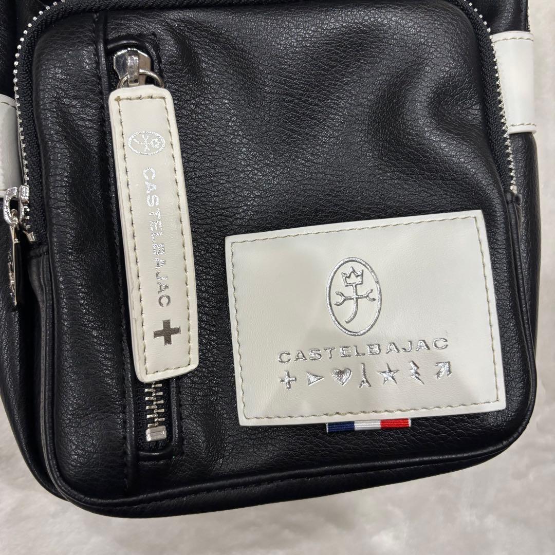 【未使用級】CASTELBAJAC ボディバッグ　ショルダーバッグ　ブラック
