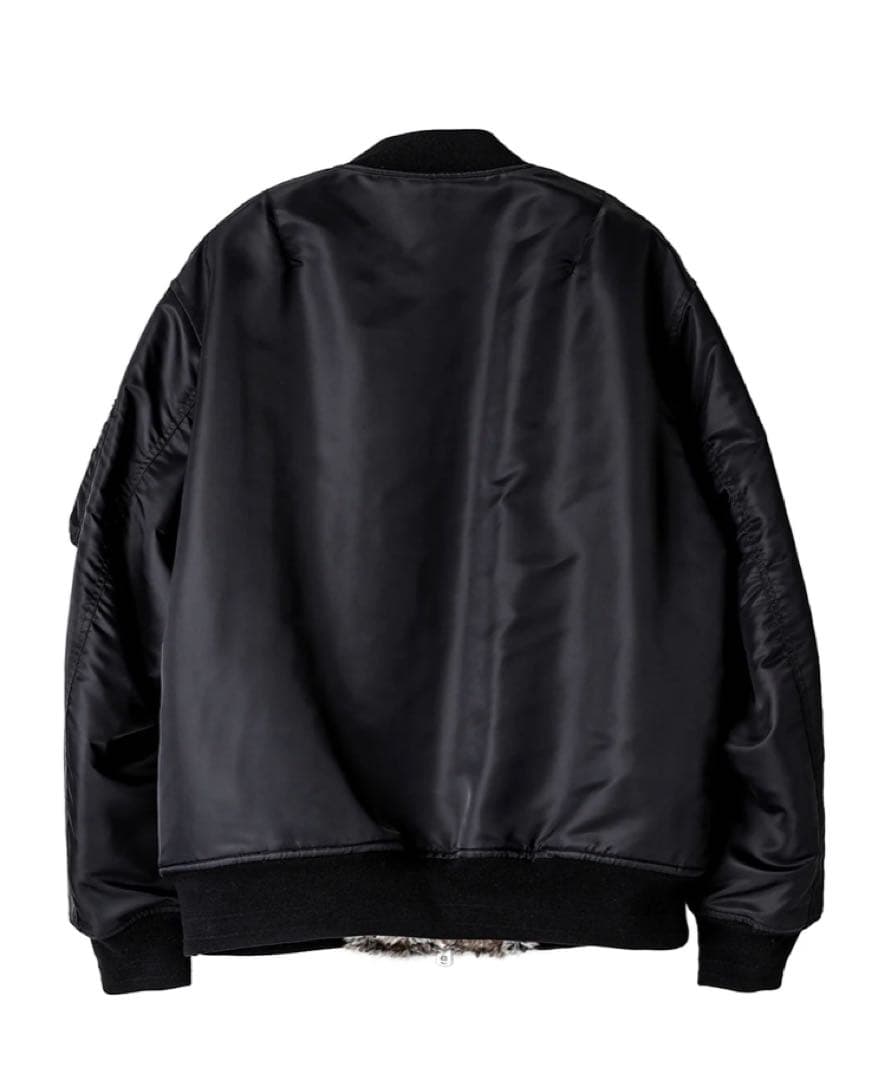 ソロイスト　faux fur lining flight jacket. 48