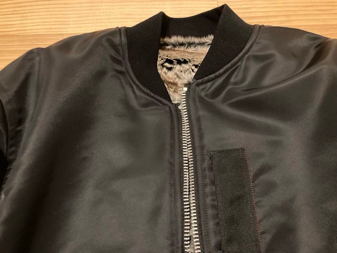 ソロイスト　faux fur lining flight jacket. 48