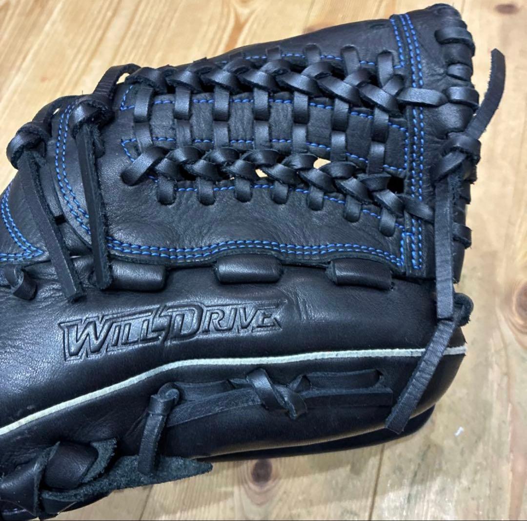 Mizuno Wild Drive グローブ 黒/青