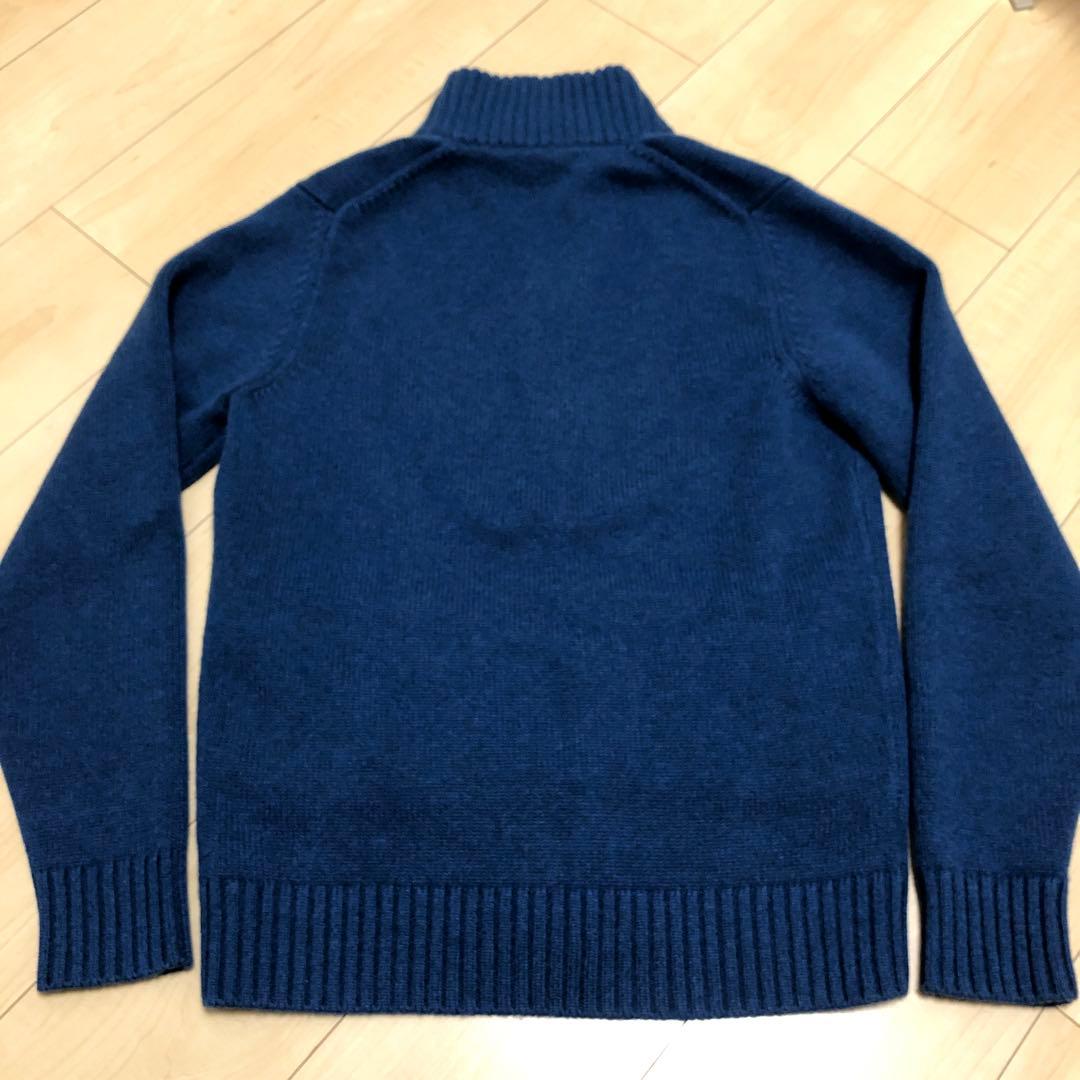 【最終値下げ】希少 ZANONE（ザノーネ）5ゲージカシミアスタンドカラーニット